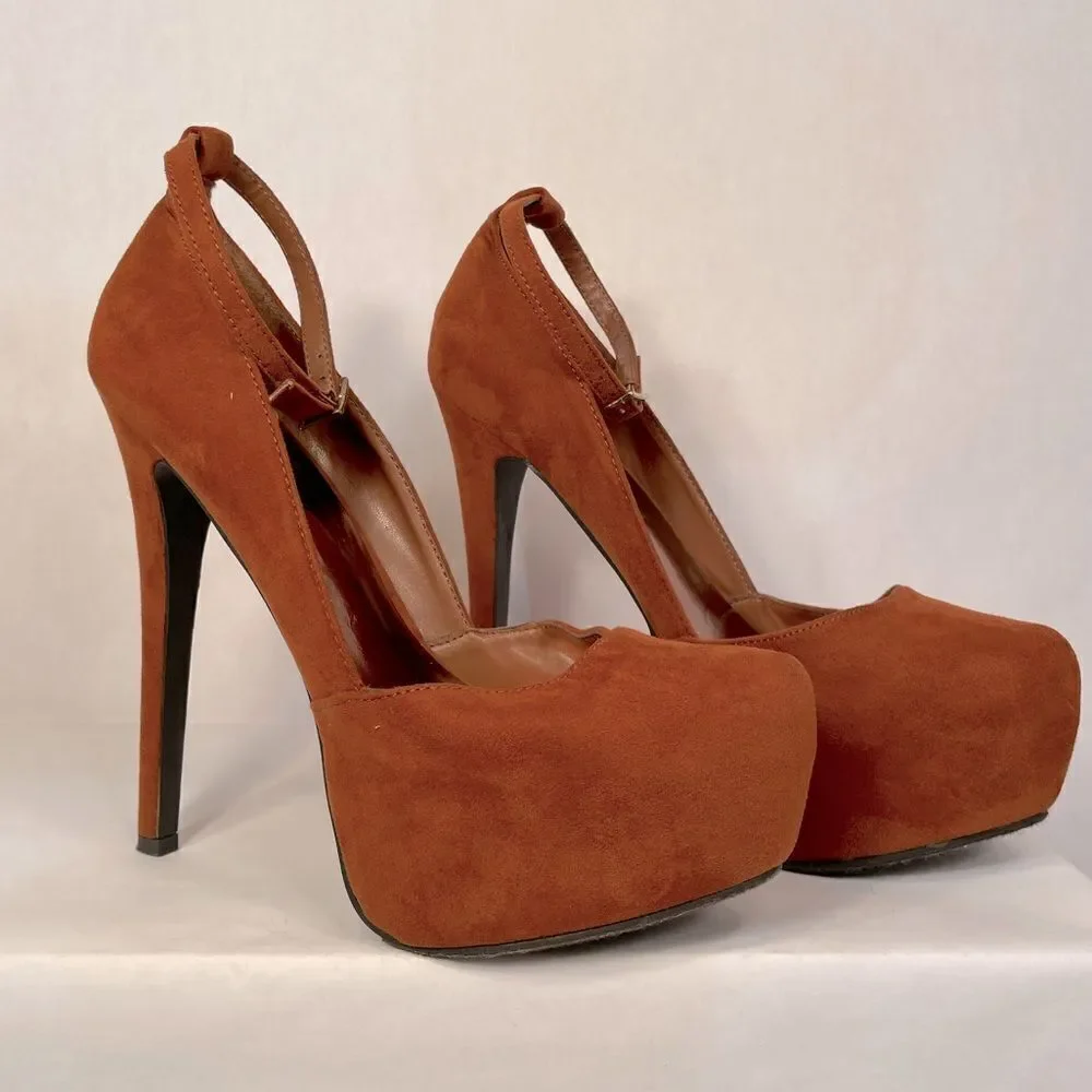 Breckelles rust suede